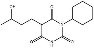 1-Cyclohexyl-5-(3-hydroxybutyl)barbituric acid