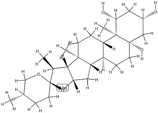 (25S)-5β-Spirostane-1β,3β,5-triol