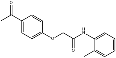 2-(4-乙酰基苯氧基)-N-邻甲苯乙酰胺