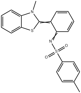 (NZ)-4-methyl-N-[(6Z)-6-(3-methylbenzothiazol-2-ylidene)-1-cyclohexa-2 ,4-dienylidene]benzenesulfonamide