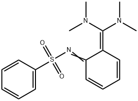 (NE)-N-[6-[bis(dimethylamino)methylidene]-1-cyclohexa-2,4-dienylidene] benzenesulfonamide