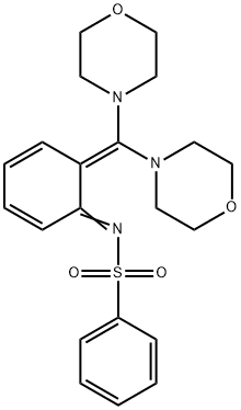 (NE)-N-[6-(dimorpholin-4-ylmethylidene)-1-cyclohexa-2,4-dienylidene]be nzenesulfonamide
