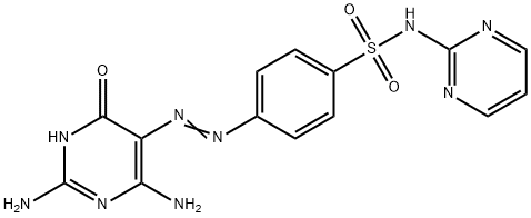 4-[2-(2,4-diamino-6-oxo-pyrimidin-5-ylidene)hydrazinyl]-N-pyrimidin-2- yl-benzenesulfonamide