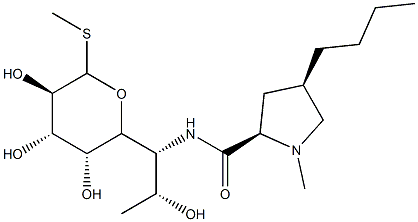 Methyl 6-[[[(2S,4R)-4β-butyl-1-methyl-2α-pyrrolidinyl]carbonyl]amino]-6,8-dideoxy-1-thio-D-erythro-α-D-galacto-octopyranoside