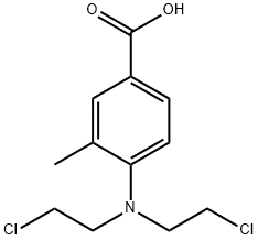 4-[Bis(2-chloroethyl)amino]-m-toluic acid
