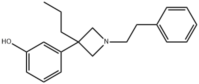 1-Phenethyl-3-propyl-3-(3-hydroxyphenyl)azetidine