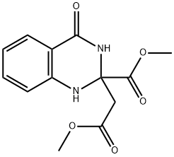 1,2,3,4-Tetrahydro-2-(methoxycarbonyl)-4-oxo-2-quinazolineacetic acid methyl ester