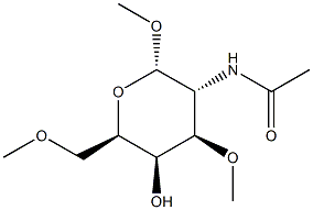 Methyl 2-(acetylamino)-2-deoxy-3-O,6-O-dimethyl-α-D-galactopyranoside