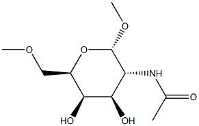Methyl 2-(acetylamino)-6-O-methyl-2-deoxy-α-D-galactopyranoside