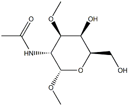 Methyl 2-(acetylamino)-3-O-methyl-2-deoxy-α-D-galactopyranoside