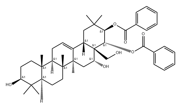 5α-Olean-12-ene-3β,16α,21β,22α,28-pentol 21,22-dibenzoate