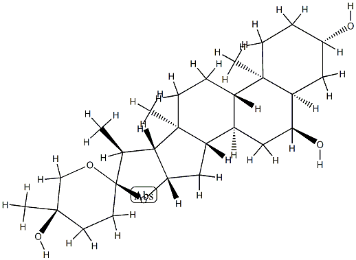 (25R)-5β-Spirostane-3β,6α,25-triol