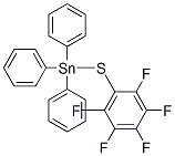 [(Pentafluorophenyl)thio]triphenylstannane