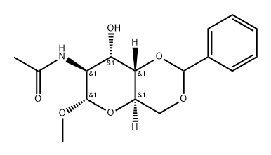 1-O-Methyl-2-(acetylamino)-4-O,6-O-benzylidene-2-deoxy-α-D-altropyranose