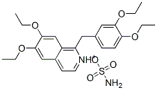 1-(3,4-diethoxybenzyl)-6,7-diethoxyisoquinolinium sulphamate