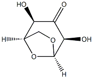 D-ribo-Hexopyranos-3-ulose, 1,6-anhydro-, beta- (8CI)