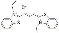 3-ethyl-2-[3-(3-ethyl-3H-benzothiazol-2-ylidene)prop-1-enyl]benzothiazolium bromide
