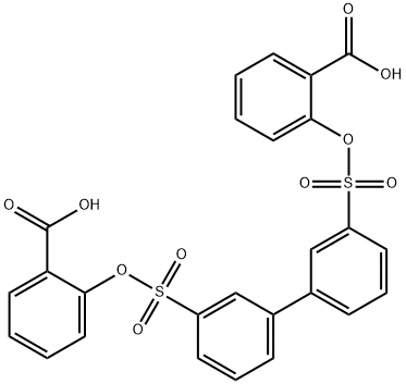 Biphenyl-5,5'-disulfonic acid, bis(salicylate)