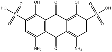 4,5-diamino-9,10-dihydro-1,8-dihydroxy-9,10-dioxoanthracene-2,6-disulphonic acid