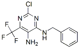N-benzyl-2-chloro-6-(trifluoromethyl)pyrimidine-4,5-diamine