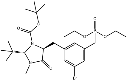 (2S,5S)-5-(3-溴-5 - ((二乙氧基磷酰基)甲基)苄基)-2-(叔丁基)-3-甲基-4