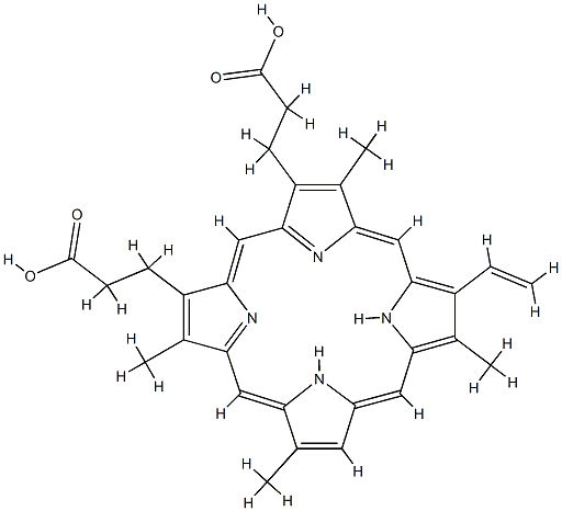 2,7,12,18-Tetramethyl-8-vinyl-21H,23H-porphyrin-13,17-dipropionic acid