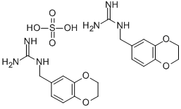(1,4-benzodioxan-6-ylmethyl)guanidinium sulphate (2:1)