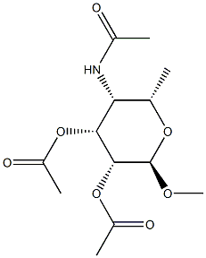 Methyl 2-O,3-O-diacetyl-4-(acetylamino)-4,6-dideoxy-α-L-talopyranoside