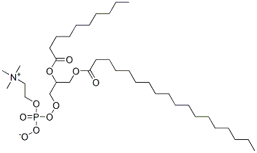 2-[(2-decanoyloxy-3-octadecanoyloxy-propoxy)-oxido-phosphoryl]oxyethyl -trimethyl-azanium