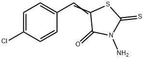 3-AMINO-5-[1-(4-CHLORO-PHENYL)-METH-(Z)-YLIDENE]-2-THIOXO-THIAZOLIDIN-4-ONE