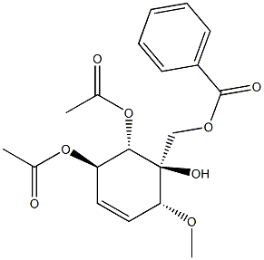 (1S)-2β,3α-Diacetoxy-1-[(benzoyloxy)methyl]-6β-methoxy-4-cyclohexen-1-ol