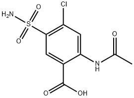 2-(acetylamino)-5-(aminosulphonyl)-4-chlorobenzoic acid