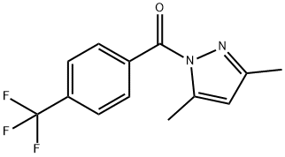 3,5-Dimethyl-1-[4-(trifluoromethyl)benzoyl]-1H-pyrazole