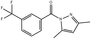 3,5-Dimethyl-1-[3-(trifluoromethyl)benzoyl]-1H-pyrazole