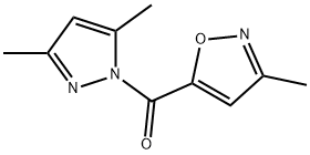 3,5-Dimethyl-1-[(3-methyl-5-isoxazolyl)carbonyl]-1H-pyrazole