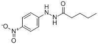 Valeric acid, 2-(p-nitrophenyl)hydrazide