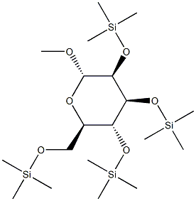 Methyl 2-O,3-O,4-O,6-O-tetrakis(trimethylsilyl)-α-D-mannopyranoside