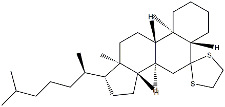 6,6-Ethylenedithio-5α-cholestane