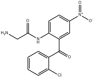 2-胺基乙酰氨基-5-硝基-2'-氯二苯甲酮