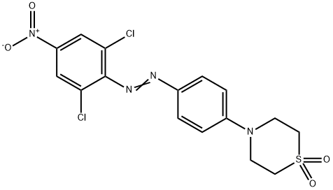 4-[4-[(2,6-二氯-4-硝基苯基)偶氮]苯基]-硫代吗啉-1,1-二氧化物
