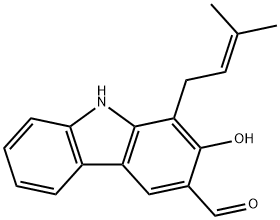 1-(3-Methyl-2-butenyl)-2-hydroxy-9H-carbazole-3-carbaldehyde