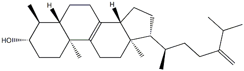 4 alpha-methyl-5 alpha-ergosta-8,24(28)-dien-3 beta-ol