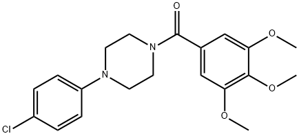 4-(p-Chlorophenyl)-1-piperazinyl(3,4,5-trimethoxyphenyl) ketone