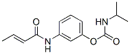 N-Isopropylcarbamic acid 3-[(1-oxo-2-butenyl)amino]phenyl ester