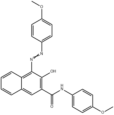 3-hydroxy-N-(4-methoxyphenyl)-4-[(4-methoxyphenyl)azo]naphthalene-2-carboxamide