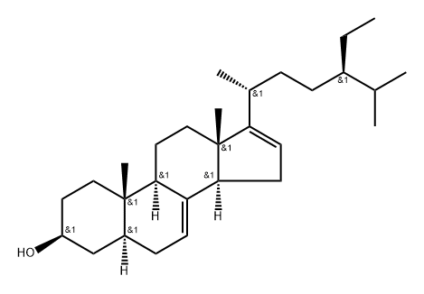 5α-Stigmasta-7,16-dien-3β-ol