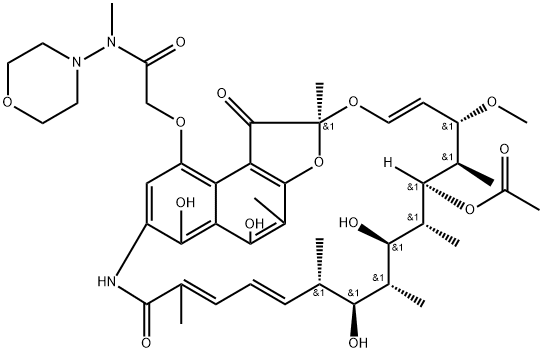 4-O-[2-(Methylmorpholinoamino)-2-oxoethyl]rifamycin