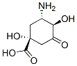 Cyclohexanecarboxylic acid, 3-amino-1,4-dihydroxy-5-oxo-, [1R-(1alpha,3beta,4alpha)]-