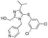 {5-[(3,5-DICHLOROPHENYL)SULFANYL]-4-ISOPROPYL-1-(PYRIDIN-4-YLMETHYL)IMIDAZOL-2-YL}METHANOL