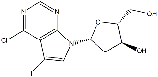 (2R,3S,5R)-5-(4-Chloro-5-iodo-7H-pyrrolo[2,3-d]pyrimidin-7-yl)-2-(hydroxymethyl)tetrahydrofuran-3-ol
